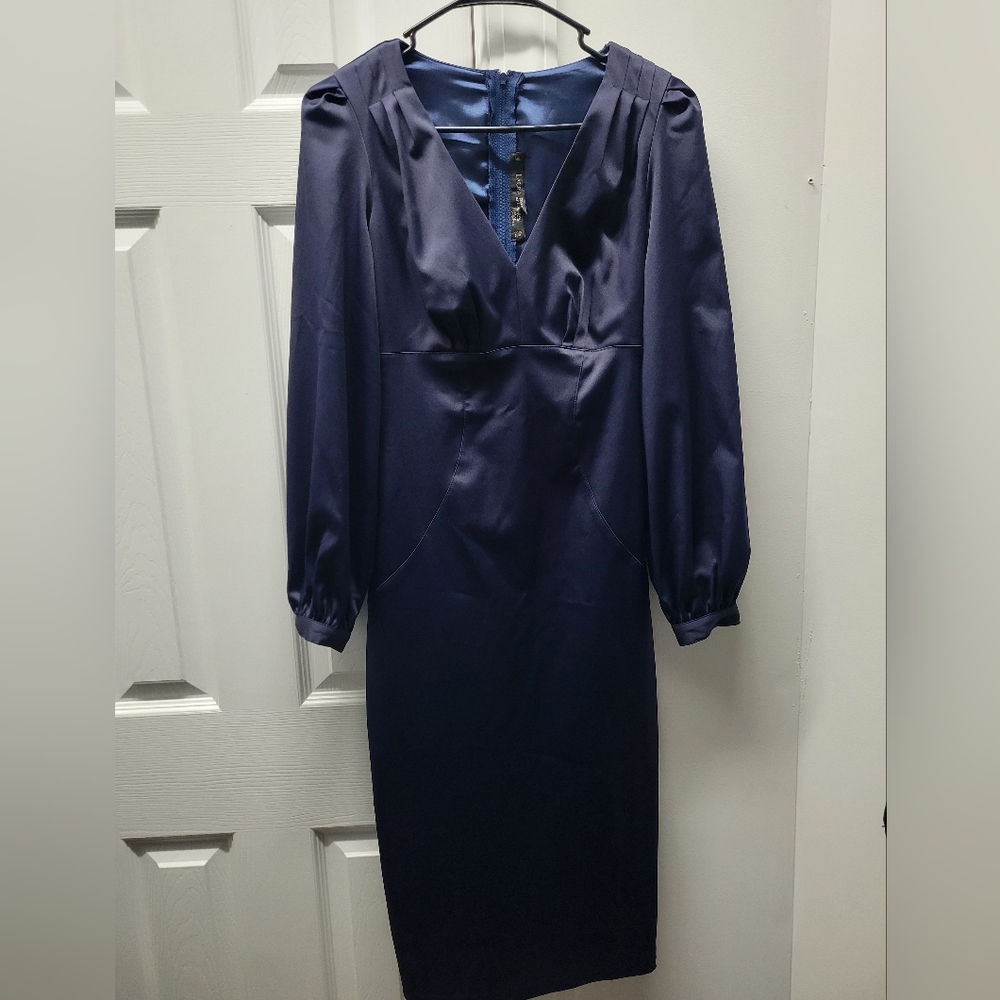 Pinup Girl Clothing navy dress sz small